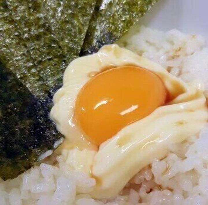 卵かけご飯アレンジ(^^)マヨ醤油TKG