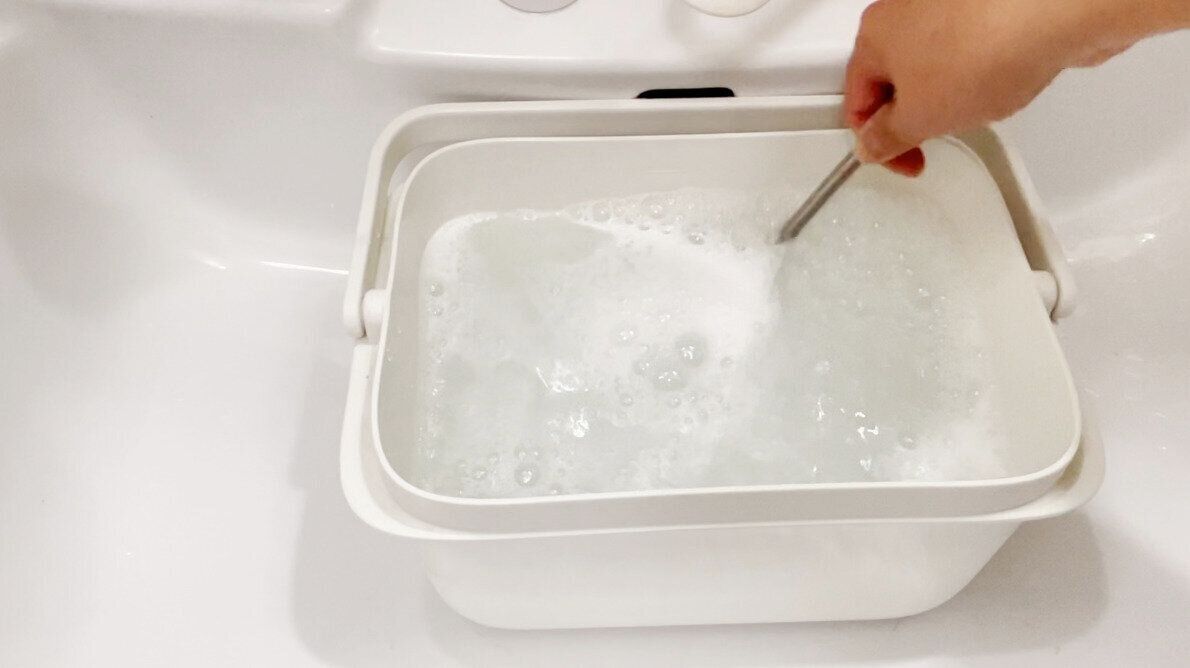 オキシクリーンをよく溶かす