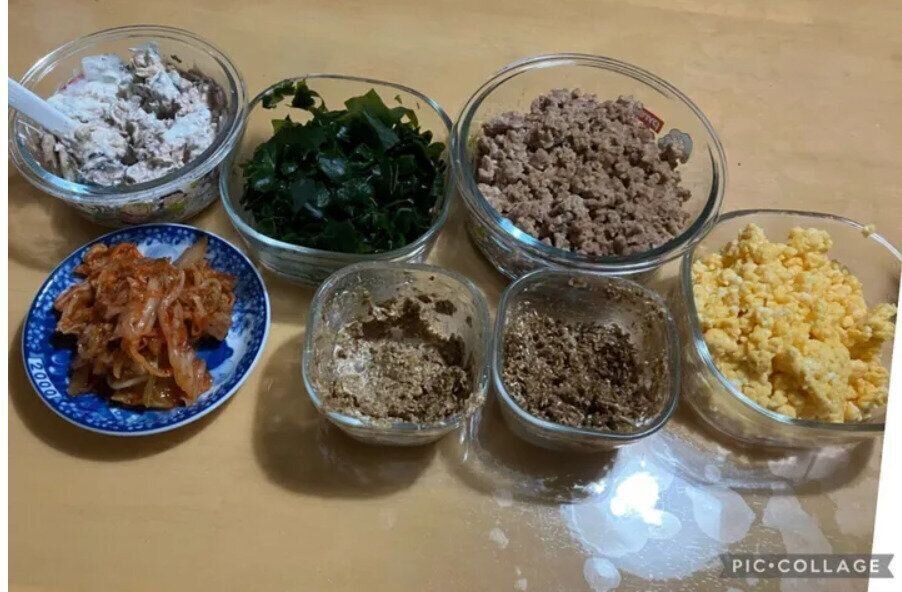 家にある食材でおにぎりパーティ