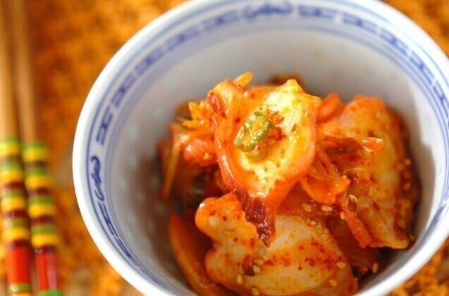 作り置きタコキムチ