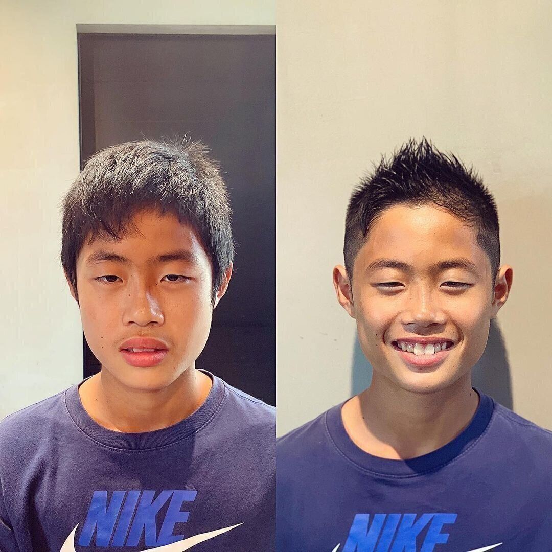 中学生の男の子に似合う流行のヘアスタイル 中学生の男の子に似合う流行のヘアスタイル