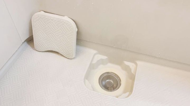 排水口のフタは開けて乾燥させておく