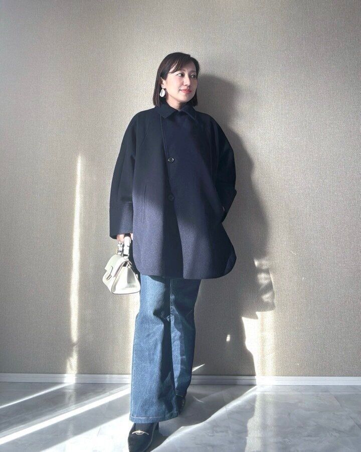 GU コージーメルトンケープコート