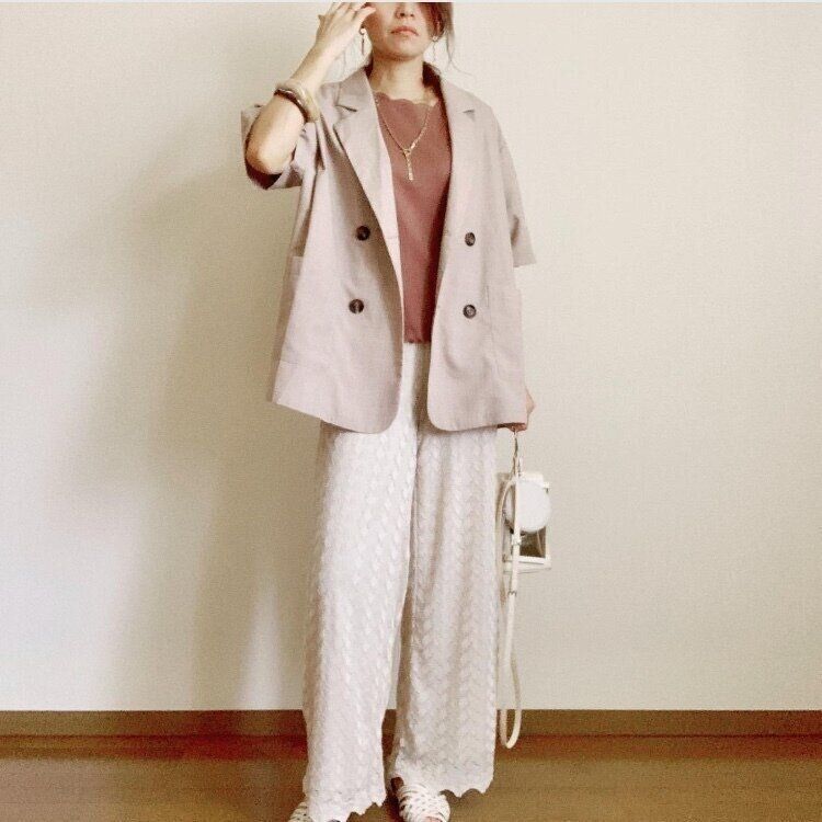 しまむら 見つけたら即買うべし 2 000円以下で買えるバズりまくりの夏ジャケットを使った垢抜けコーデ5選 サンキュ