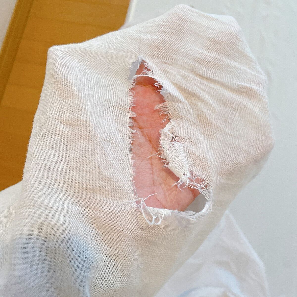 愛用しすぎた無印良品のシーツ