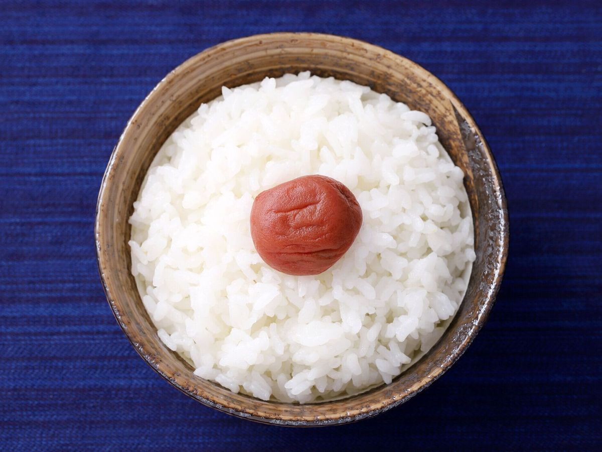 日本食、白米に漬け込み