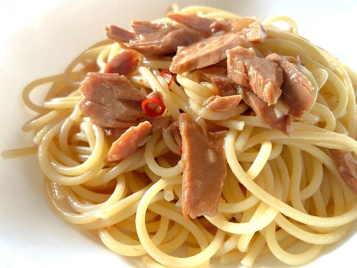 まぐろたっぷりでピリ辛