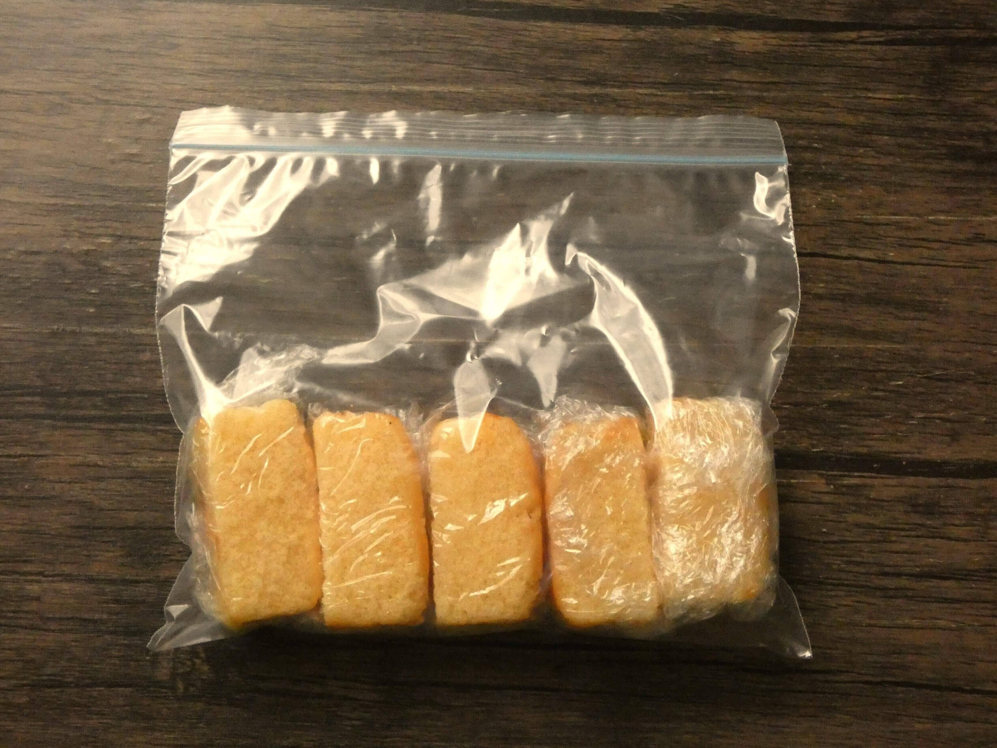 冷凍保存でおやつのストックに