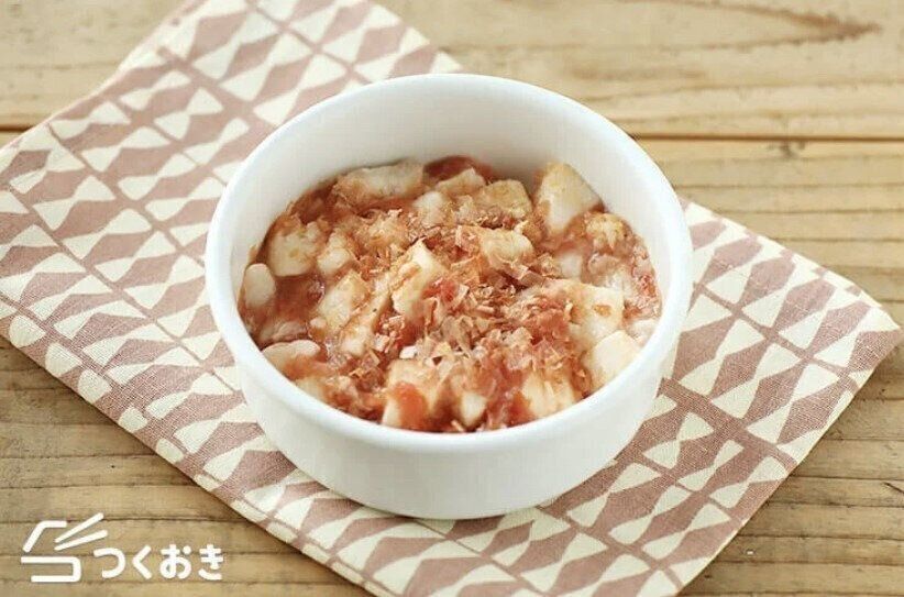 長芋の梅おかか甘酢和え