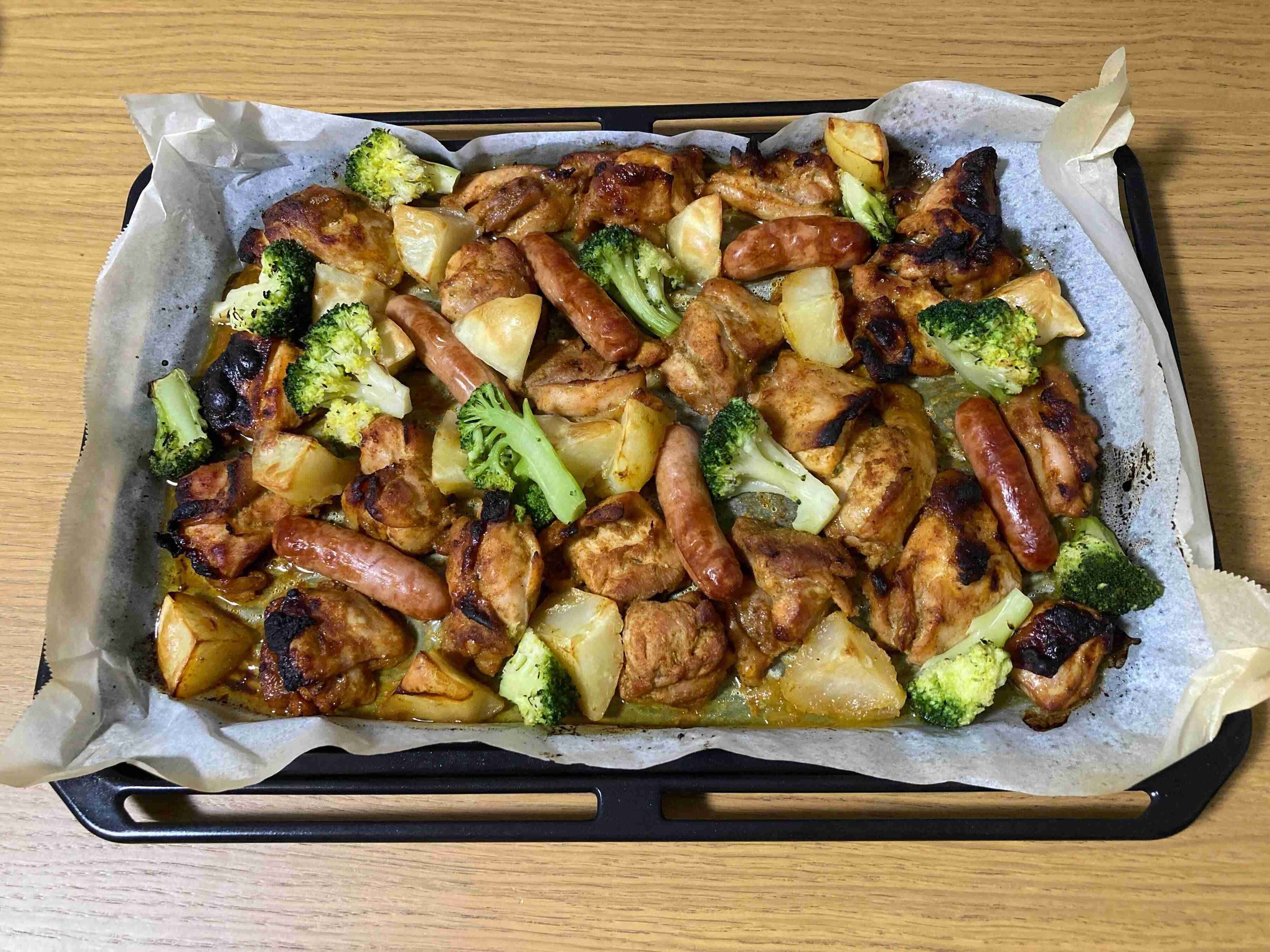 オーブンで焼いたタンドリーチキン