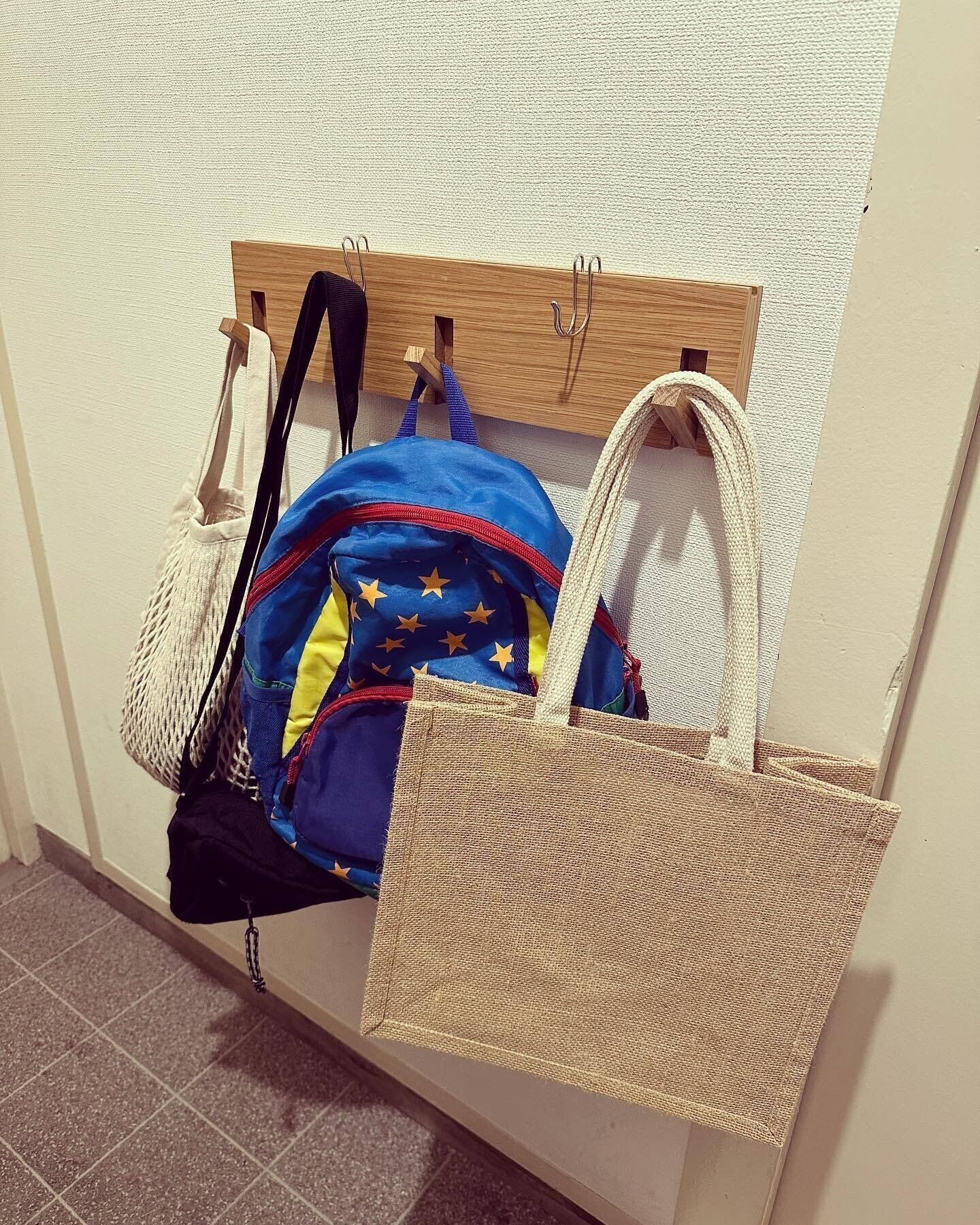 無印良品のアイテムを使って吊るす収納を