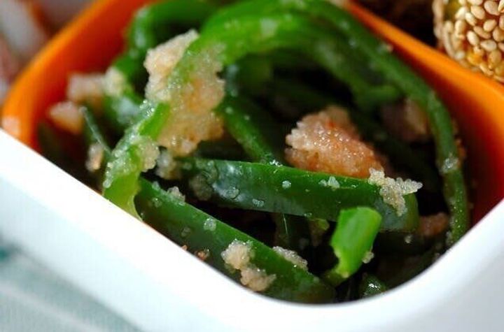 ピーマンのめんたい和え