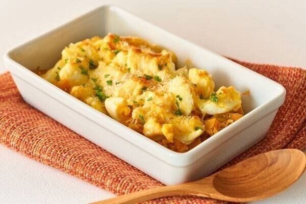 たまごとかぼちゃのスコップコロッケ