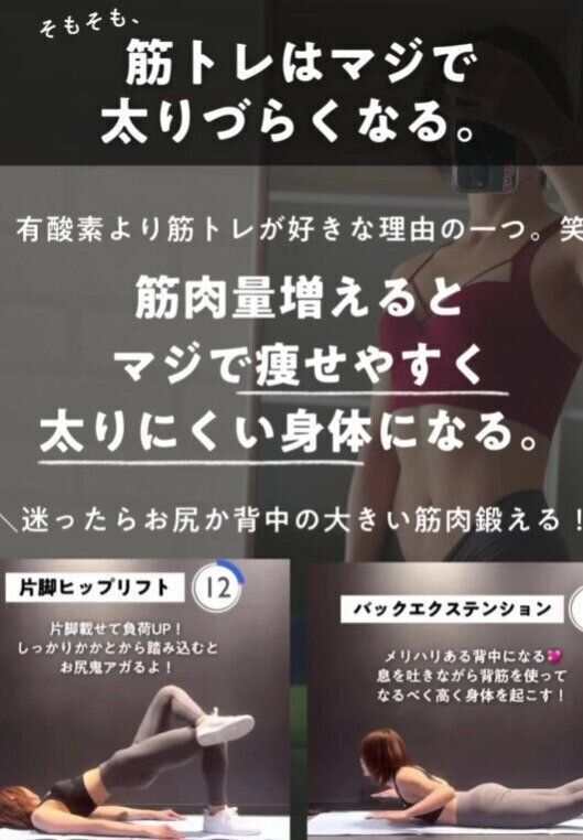 筋トレをすれば太りにくくなった