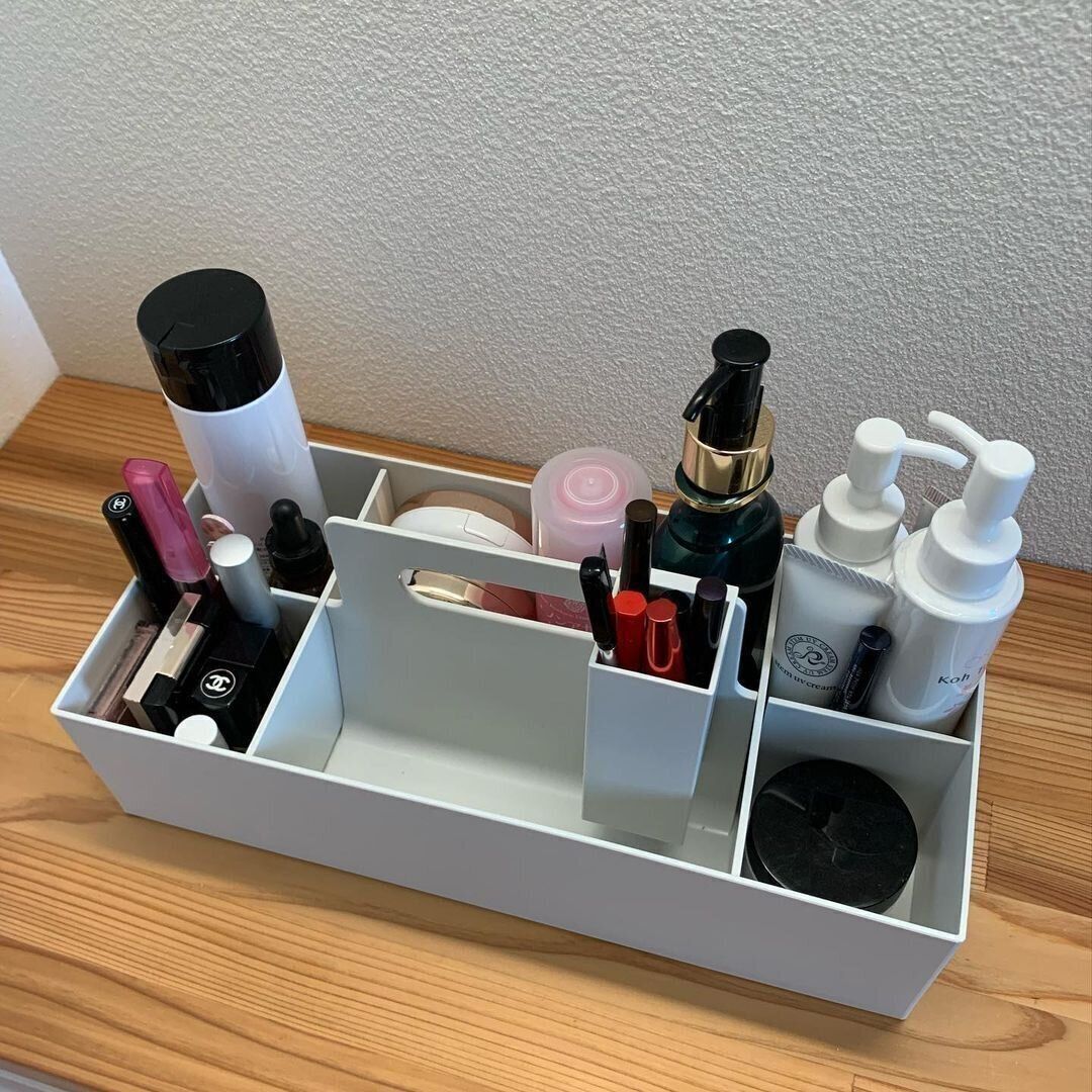 【無印良品】メイクポーチも不要に！？キャリーボックス