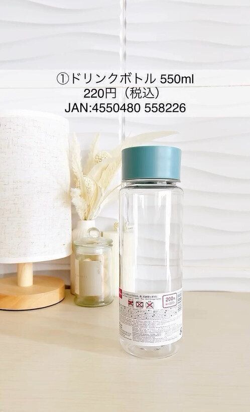 〇〇が出てくる！「ドリンクボトル 550ml」
