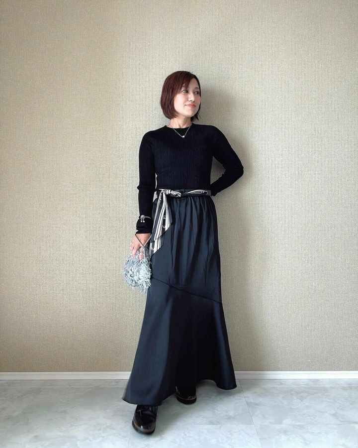 3Dメリノブレンドリブセーター