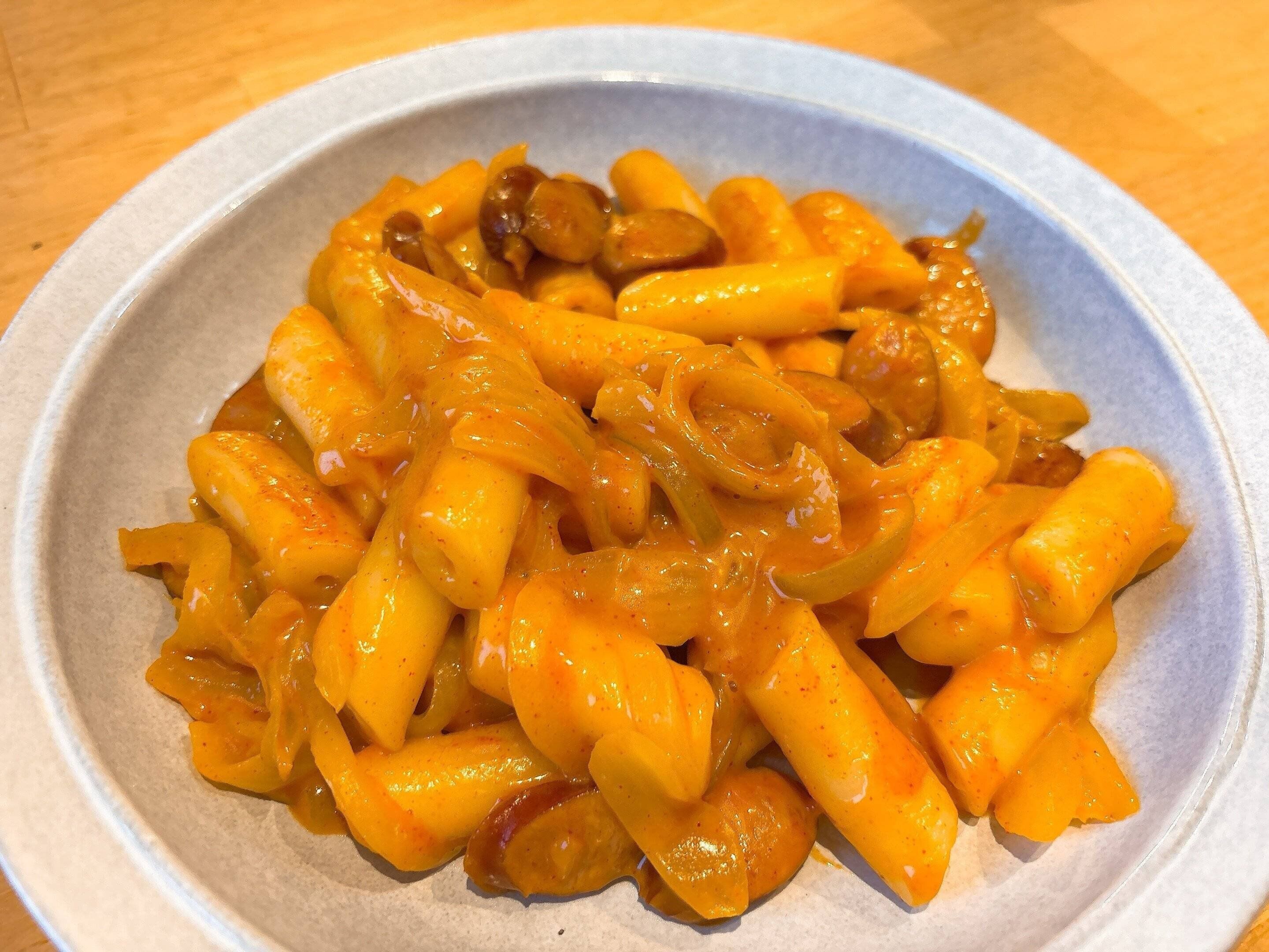 辛旨！なロゼクリームトッポッキ