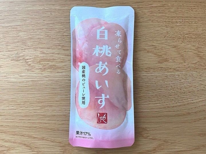 白桃あいす