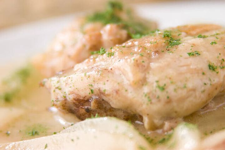 鶏肉のレモン煮