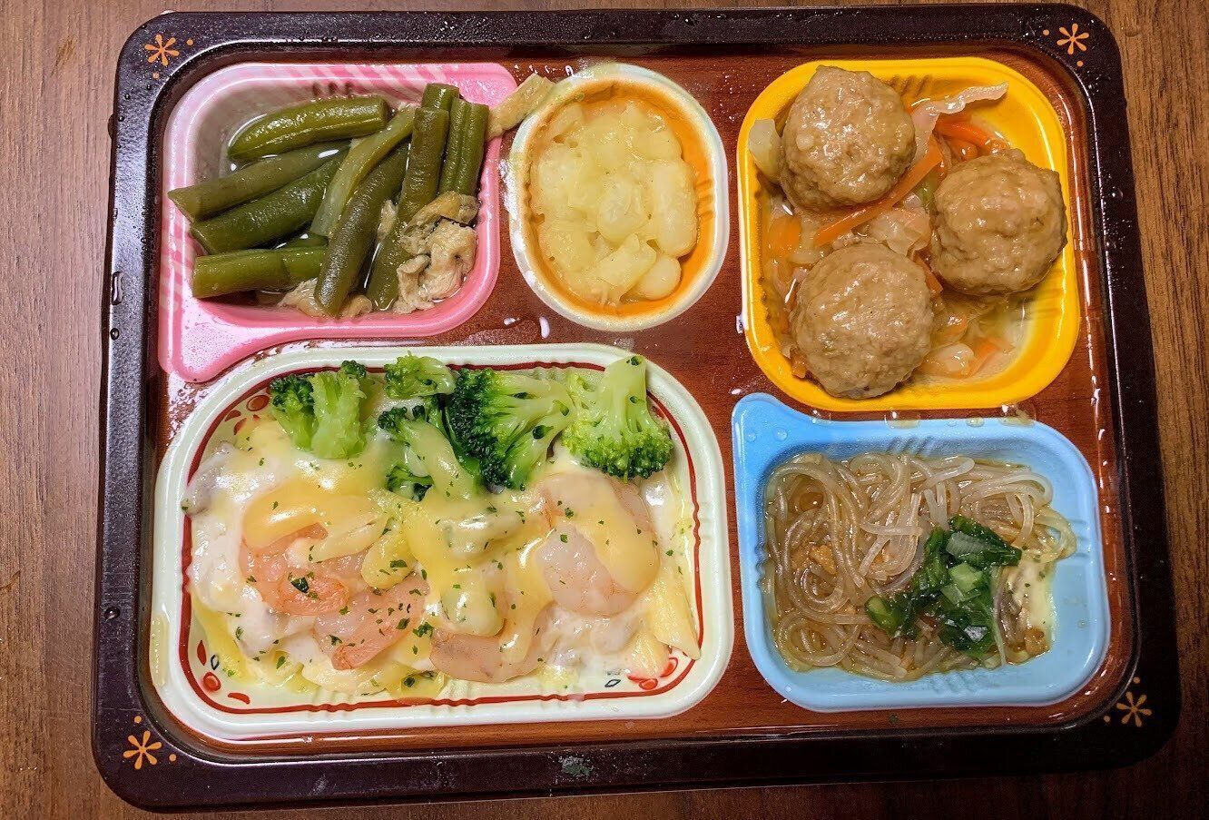 食宅便　冷凍宅配弁当　海老グラタン