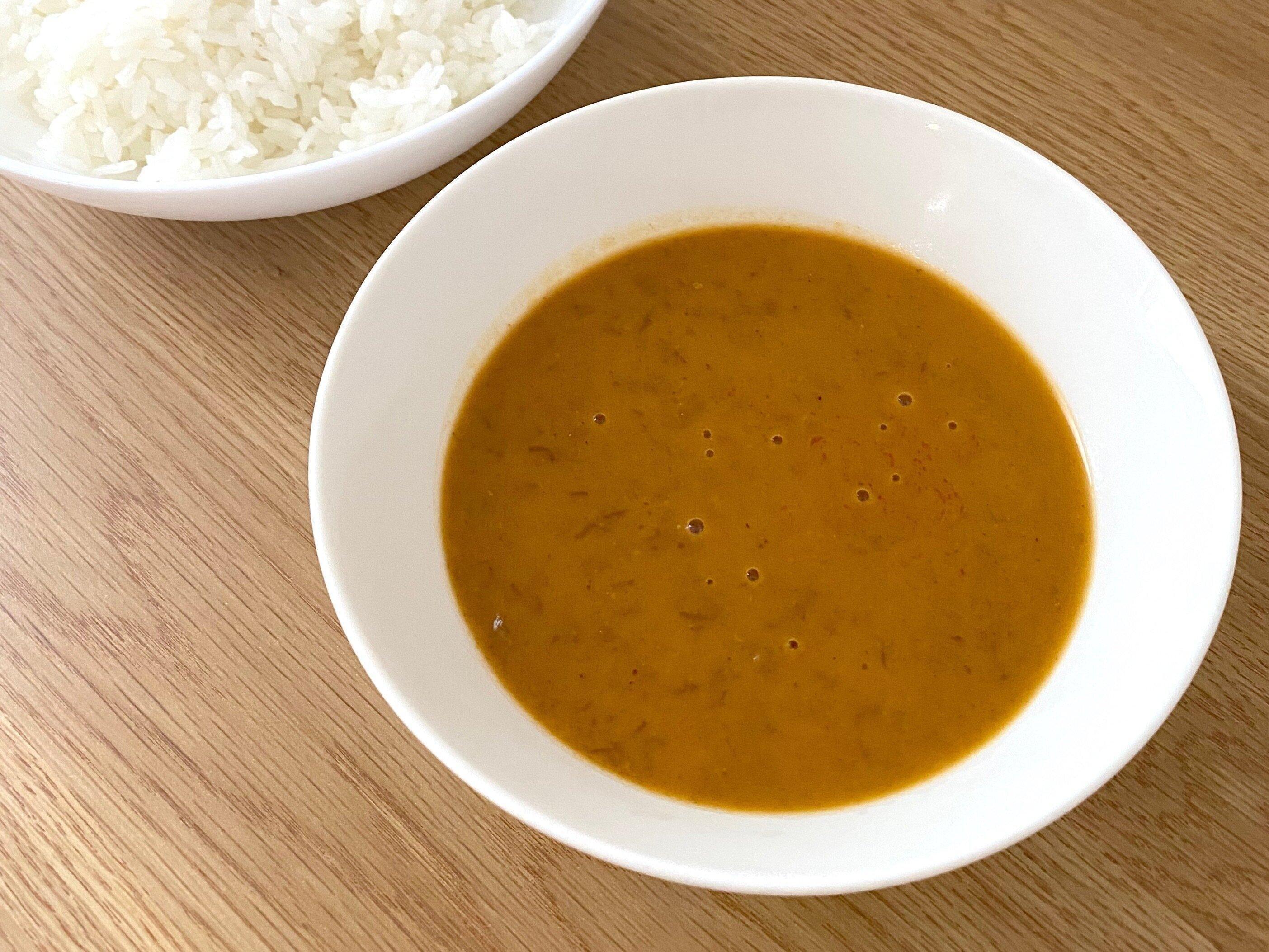 紅ずわい蟹と海老のクリーミーカレー