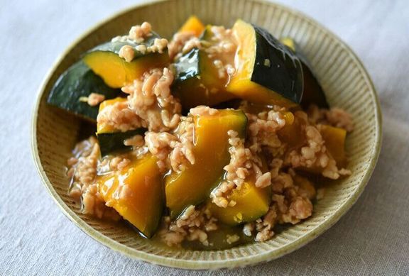 かぼちゃのそぼろ煮