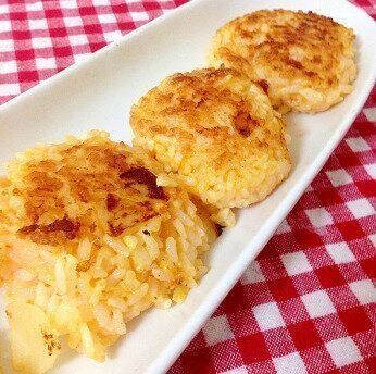 シチューリメイク！洋風焼きおにぎり