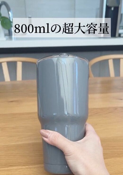 【ダイソー】見つけたらラッキー！シンプルステンレスタンブラー