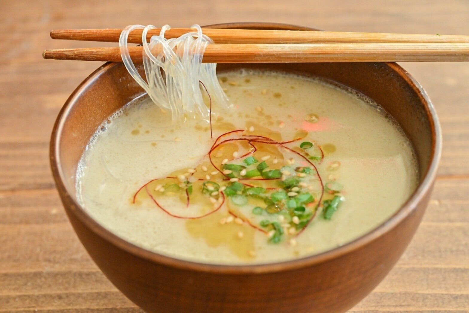 はるさめ入りのコムタンスープ