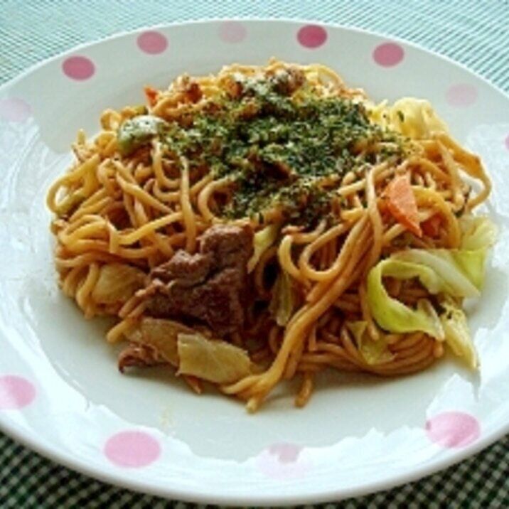 冷めても美味しい！屋台風やきそば 