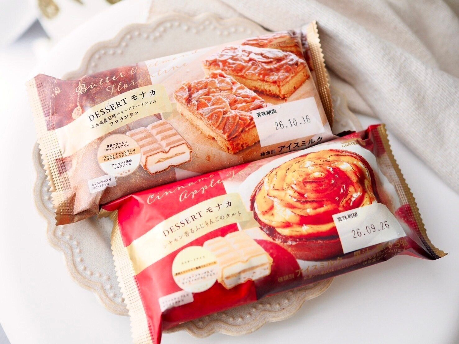 シャトレーゼ「DESSERTモナカ」商品写真