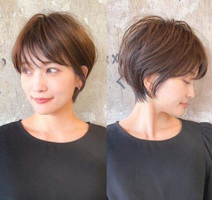 流行に左右されない定番！美シルエットショート