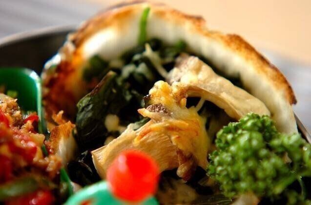 春巻きの皮カップチーズ焼き