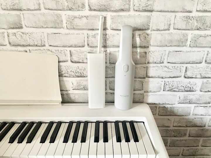 掃除道具は手に取りやすいところに