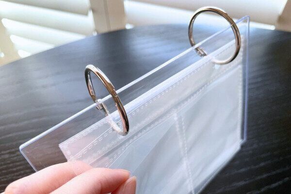 リフィルの収納ポケットのアップ画