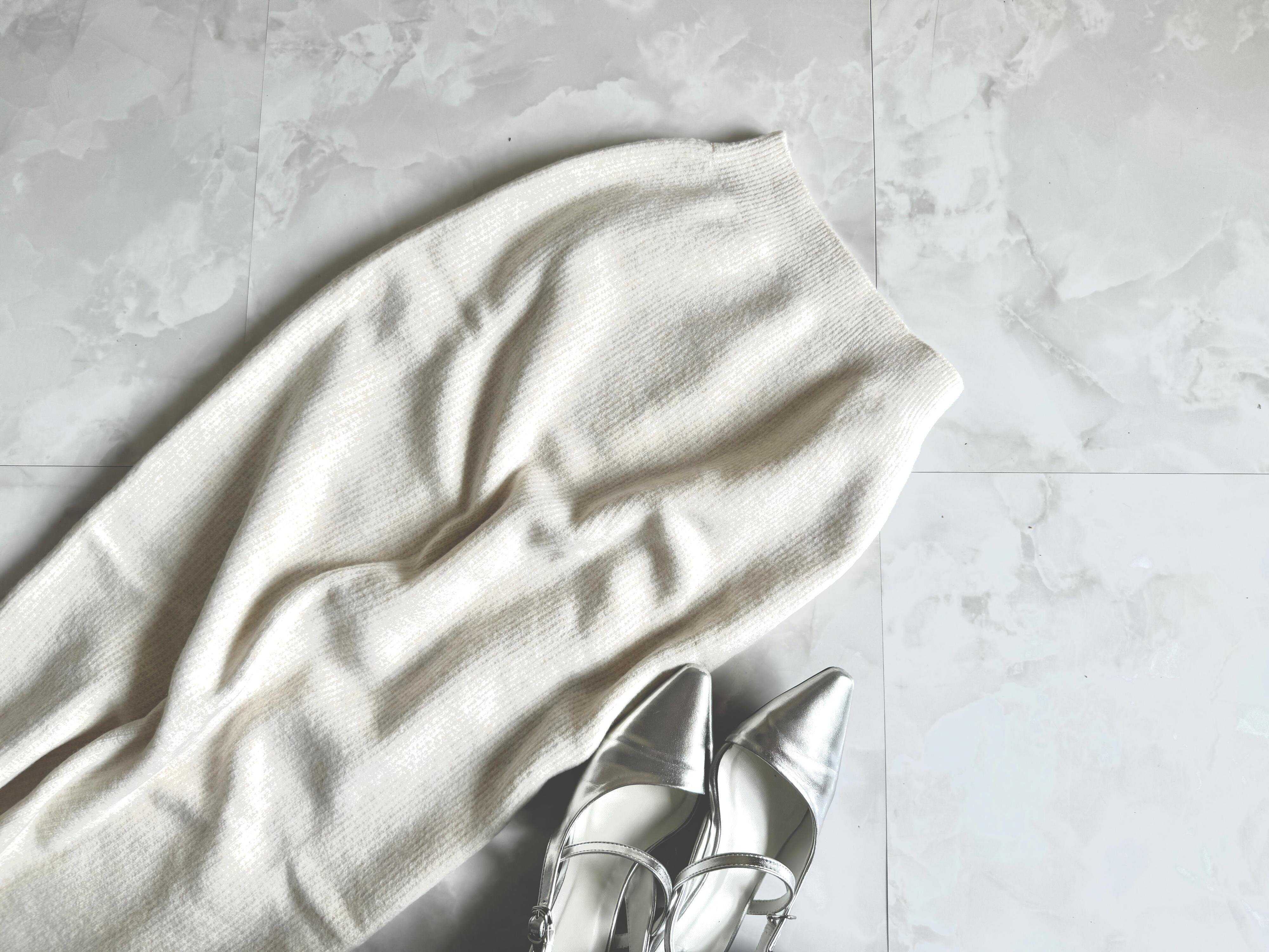 ユニクロ　3Dスフレヤーンスカート