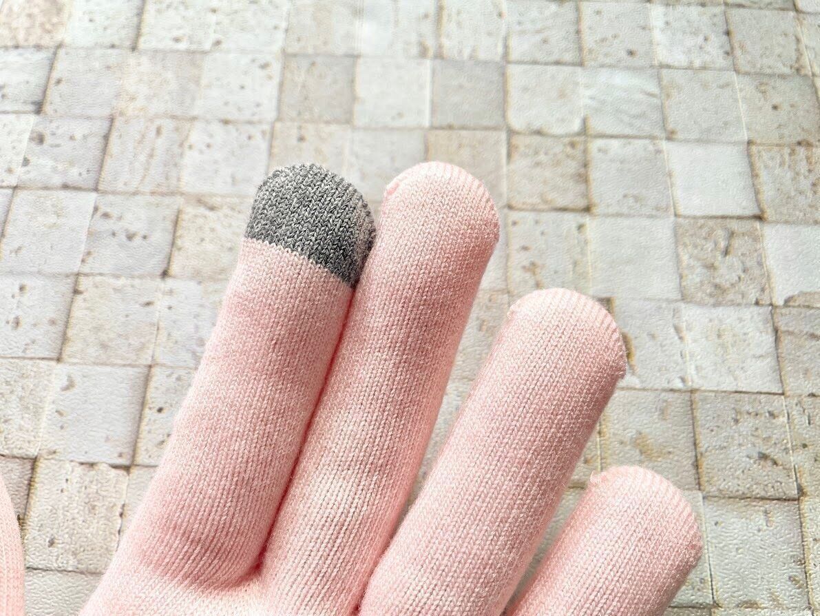 ゲル手袋の指先