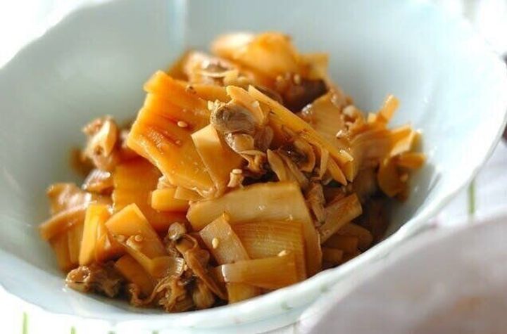 タケノコとアサリの佃煮