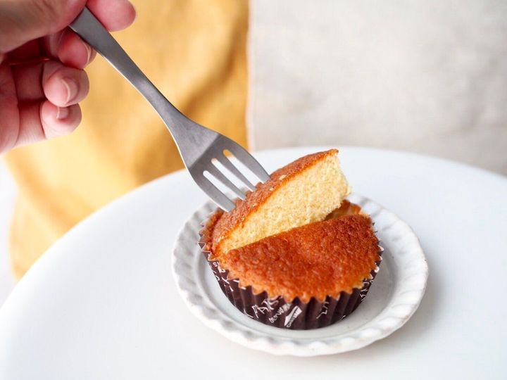 シャトレーゼ「マドレーヌオールドファッション バター」断面写真