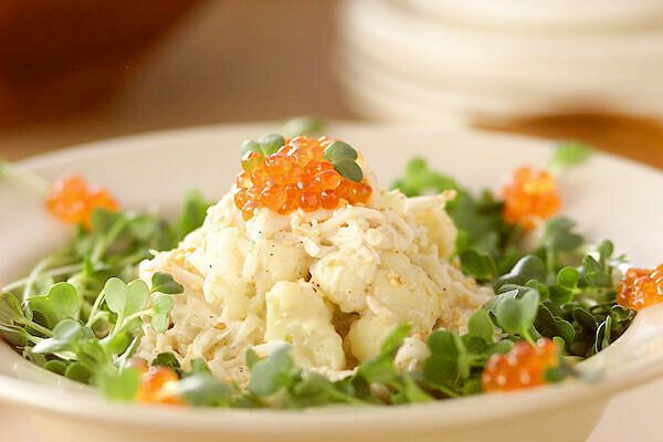 大根とカリフラワーのホワイトサラダ
