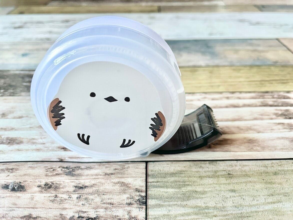 カッター部分が「おしりの羽」になっている～！