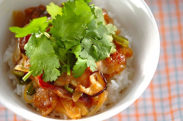 照り焼き中華ポーク丼