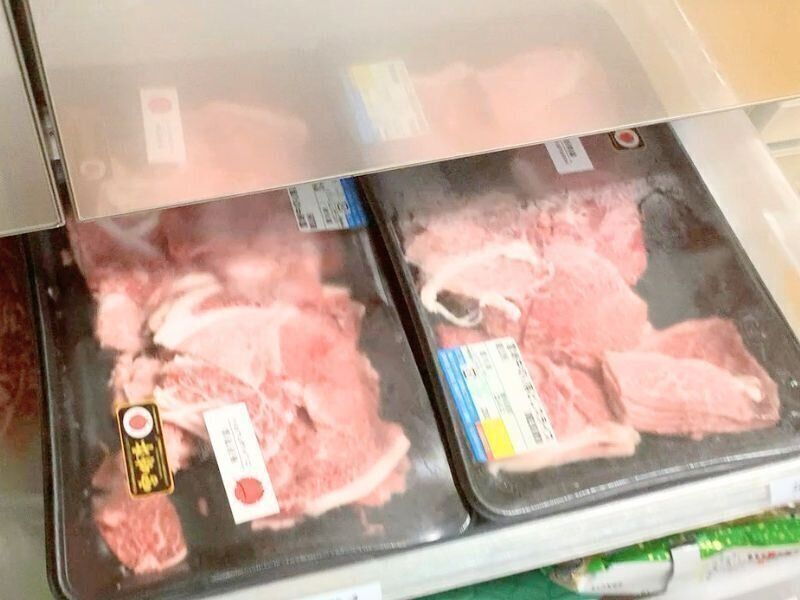 冷凍庫トレー部分は予備