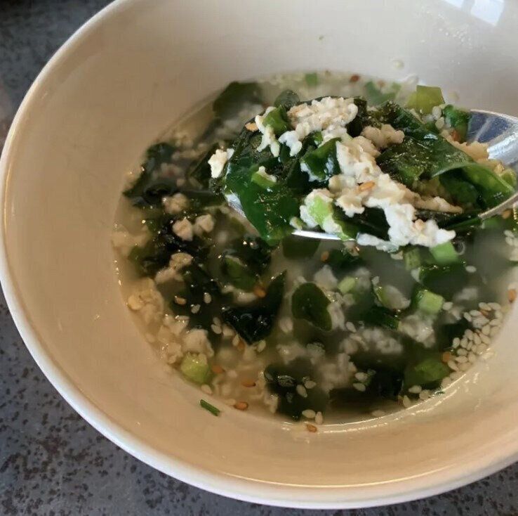 2分で完成オートミールおじや