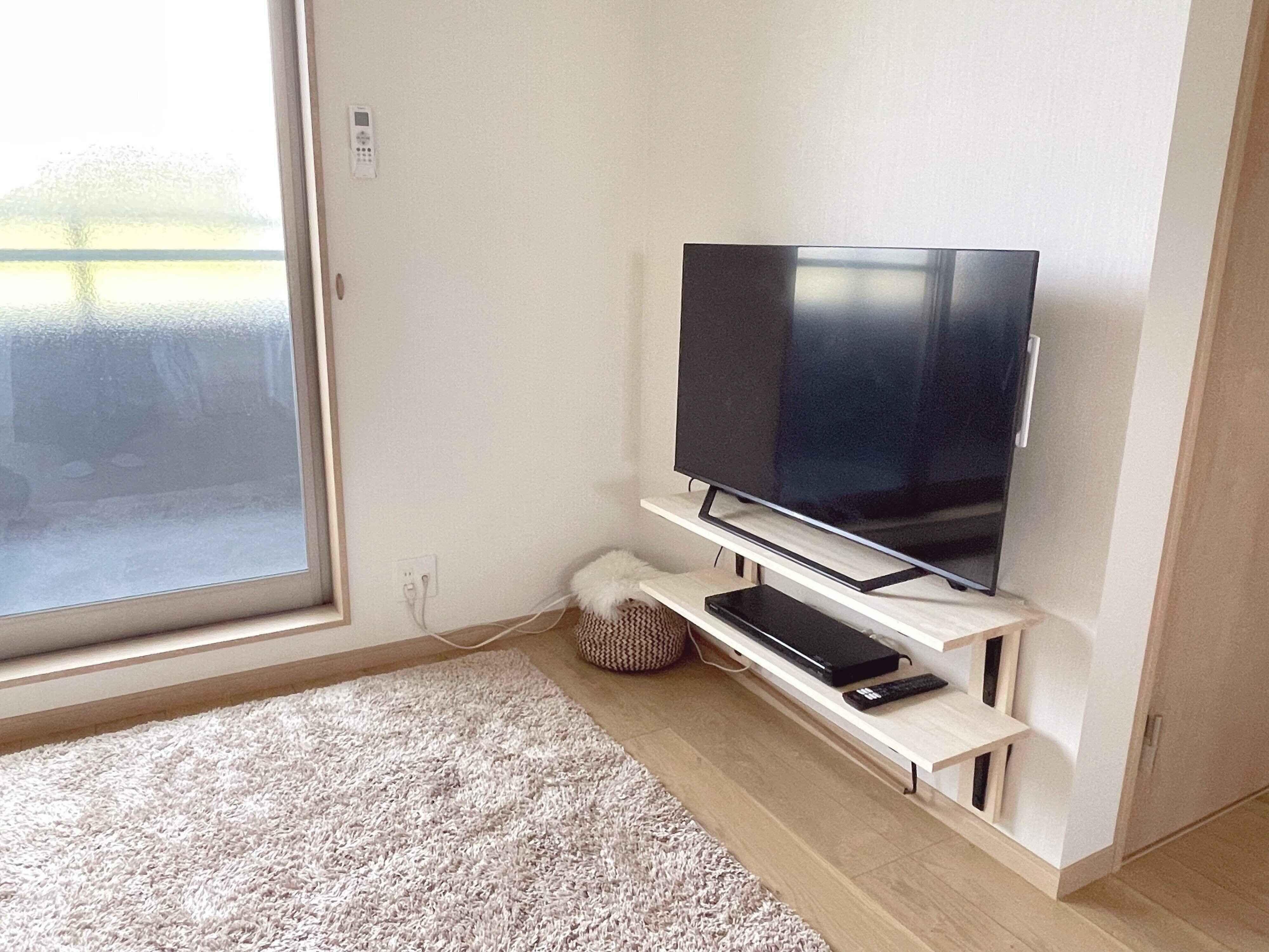 テレビ台は自作