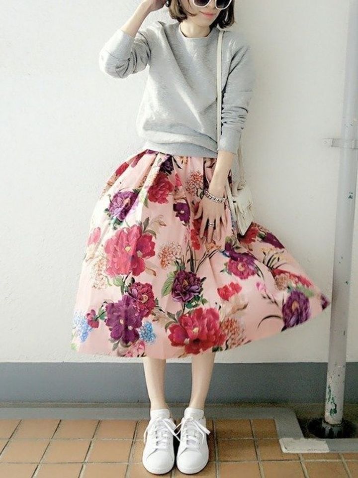 40代は無地ng スカートは カラフルor柄 が正解 サンキュ 40代は無地ng スカートは カラフルor柄 が正解 サンキュ