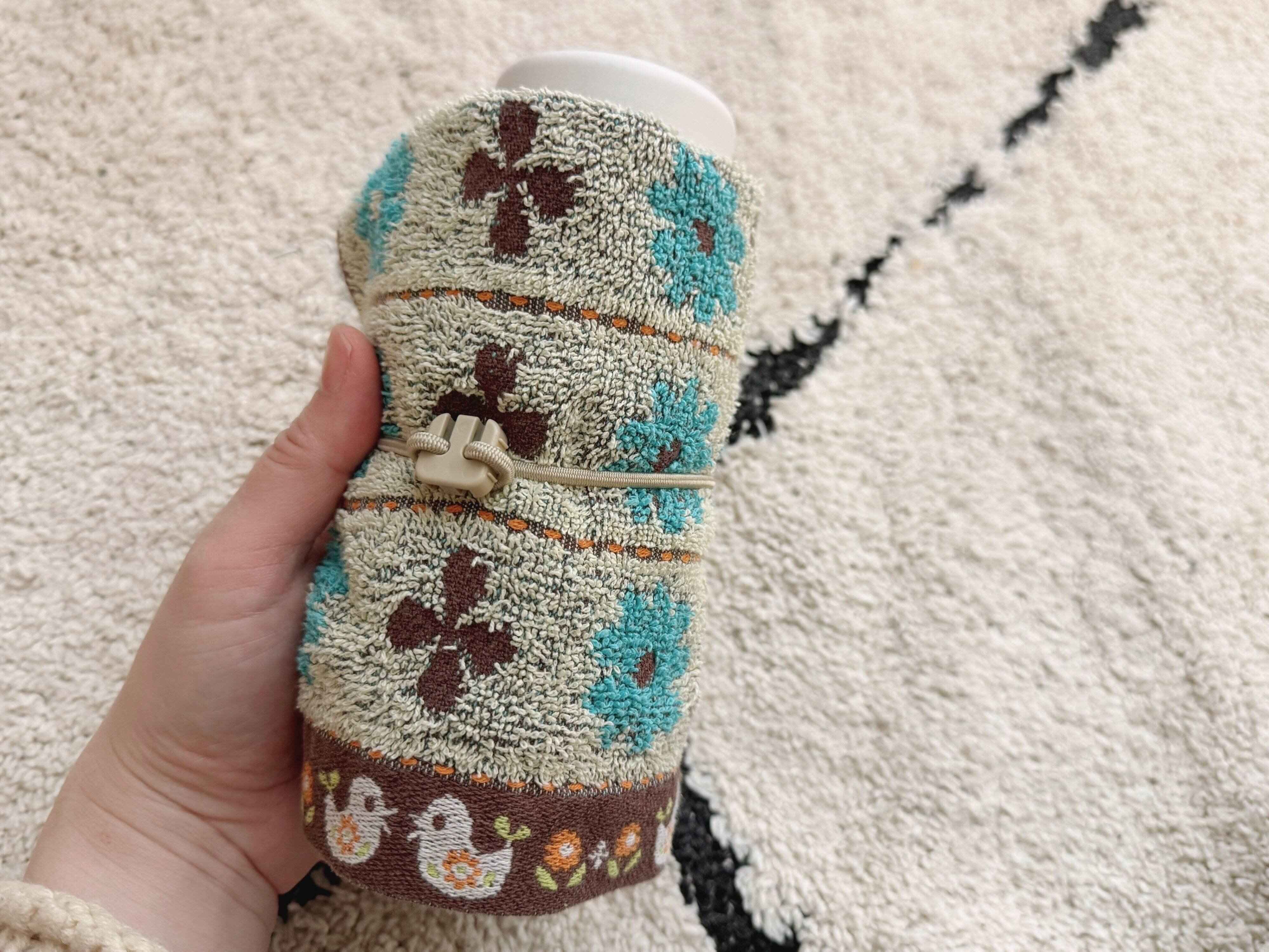 3．太めのゴムでしっかり留められるから