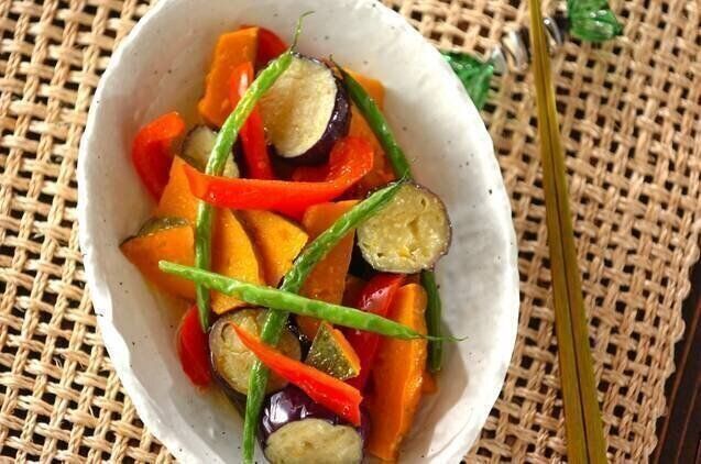 夏野菜の揚げ浸し