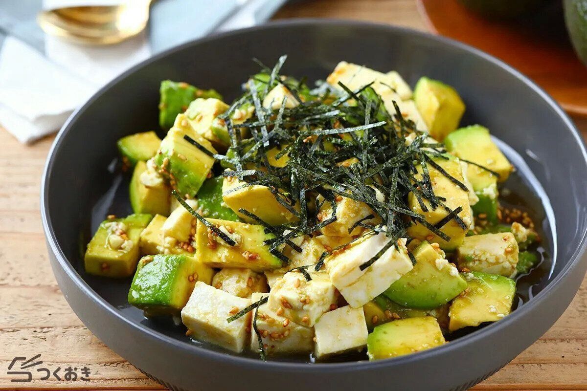 アボカドと豆腐の和風やみつきサラダ